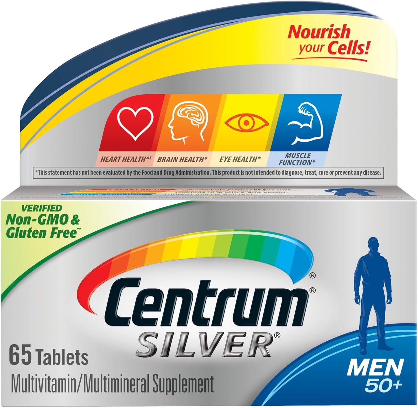 Centrum Silver Men 50+ Multivitamin Tablets - görsel 1