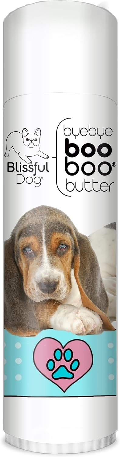 The Blissful Dog .50 oz Tube Basset Hound – Shea Butter – Deeply moisturising and rich in vitamins A and E. – Image 1