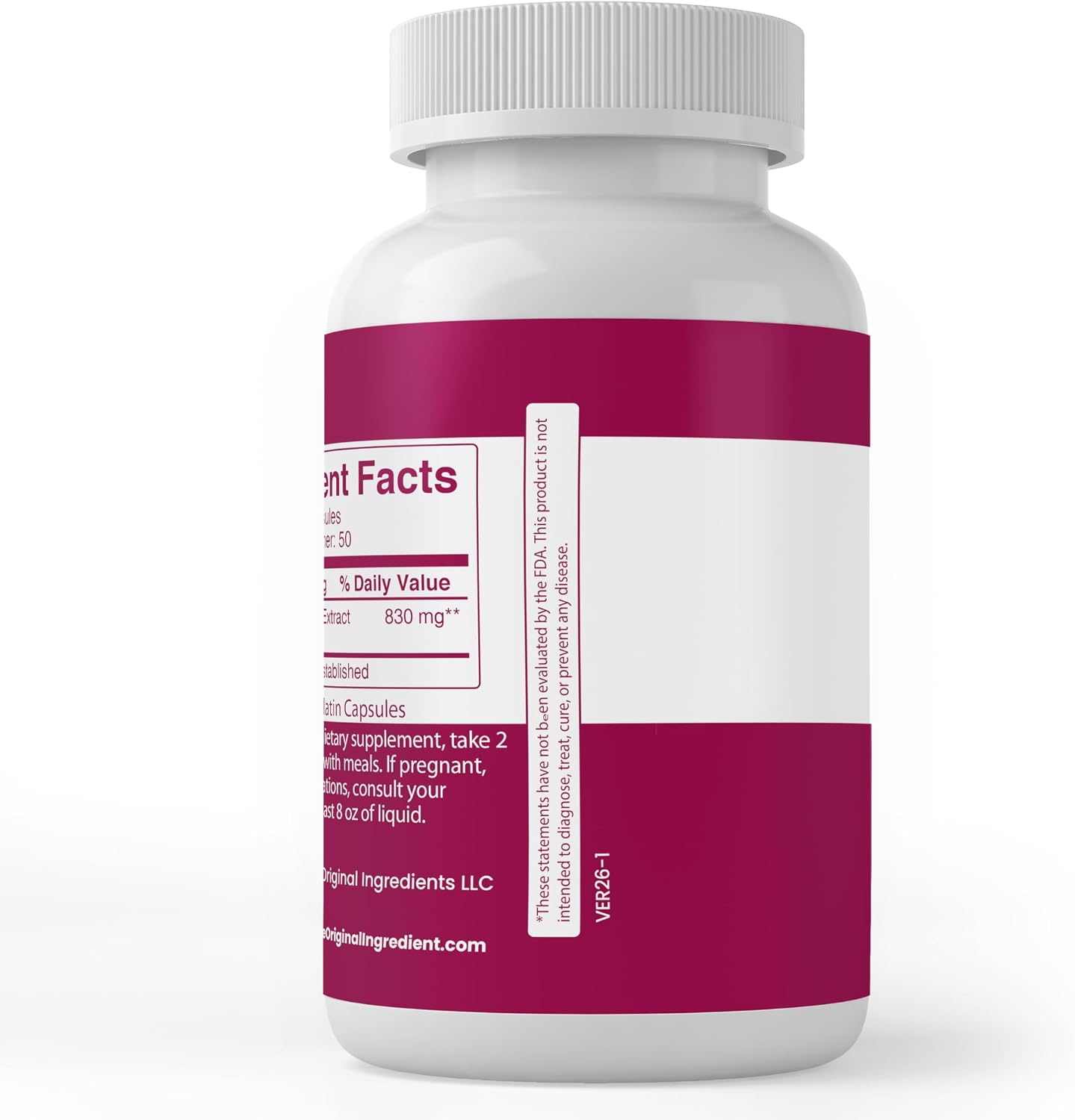 PURE ORIGINAL INGREDIENTS Schisandra Extract, 100 Capsules - görsel 2