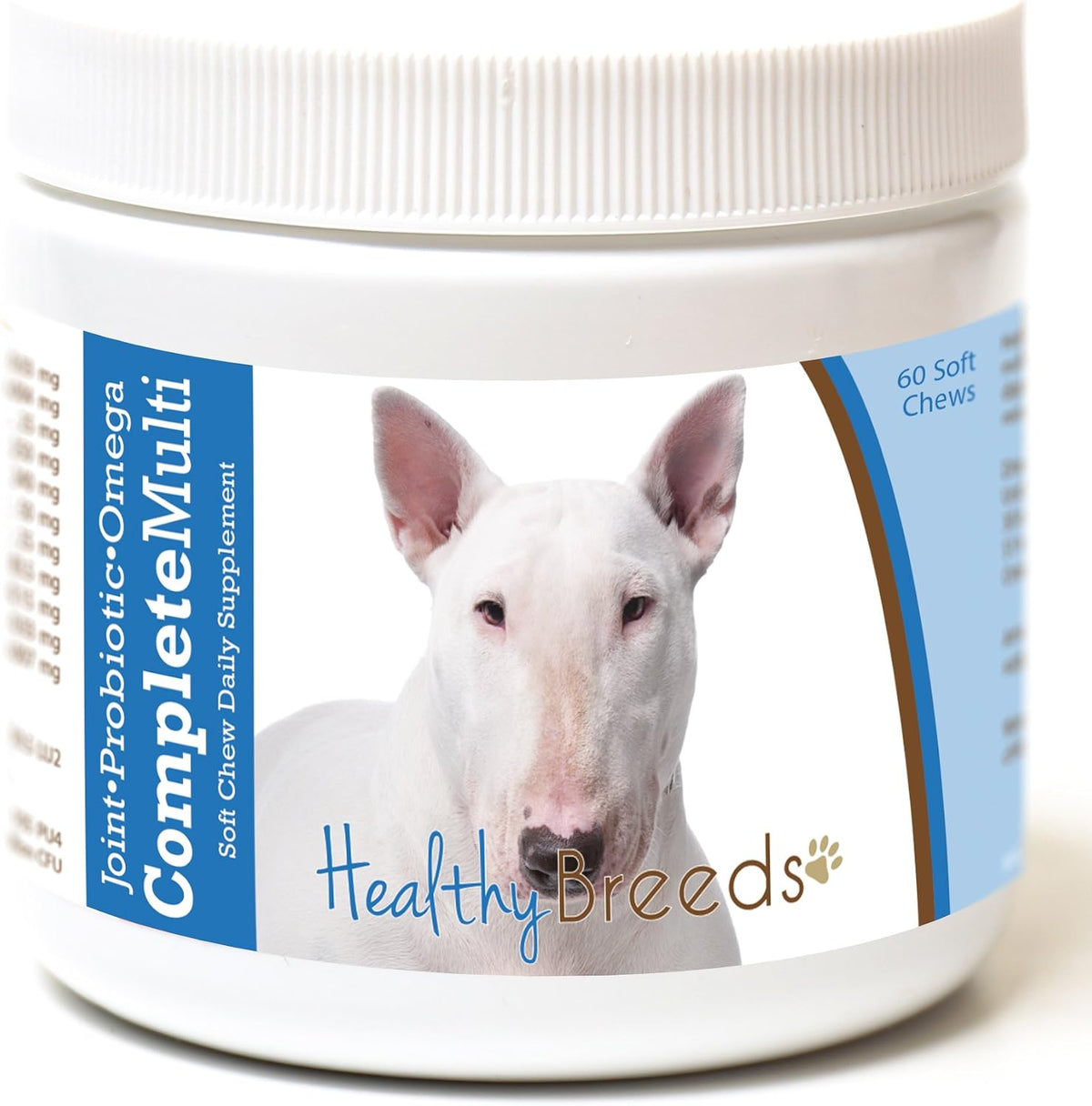 Healthy Breeds Bull Terrier All in One Multivitamin Soft Chew, 60 Count - görsel 1