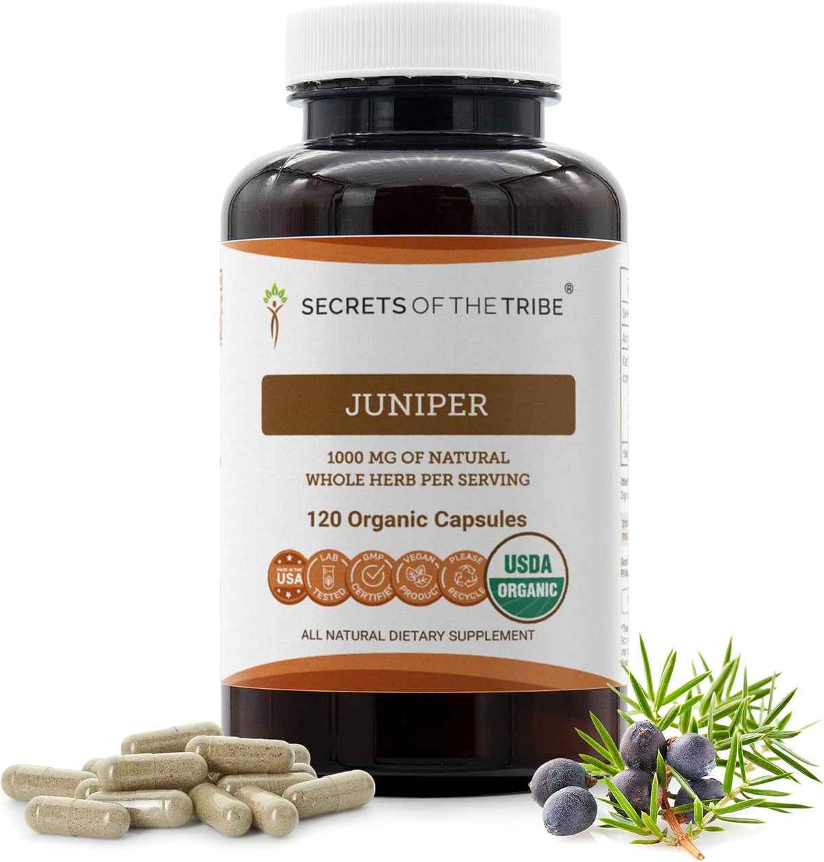 Secrets of the Tribe Juniper USDA Organic 60 Capsules - görsel 7