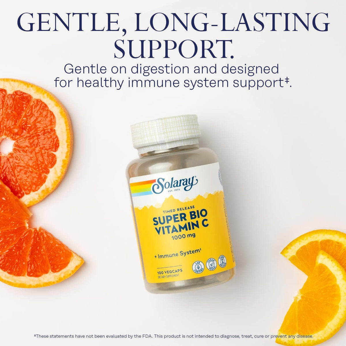 SOLARAY Super Bio Buffered Vitamin C 1000mg Sustained Release - görsel 3