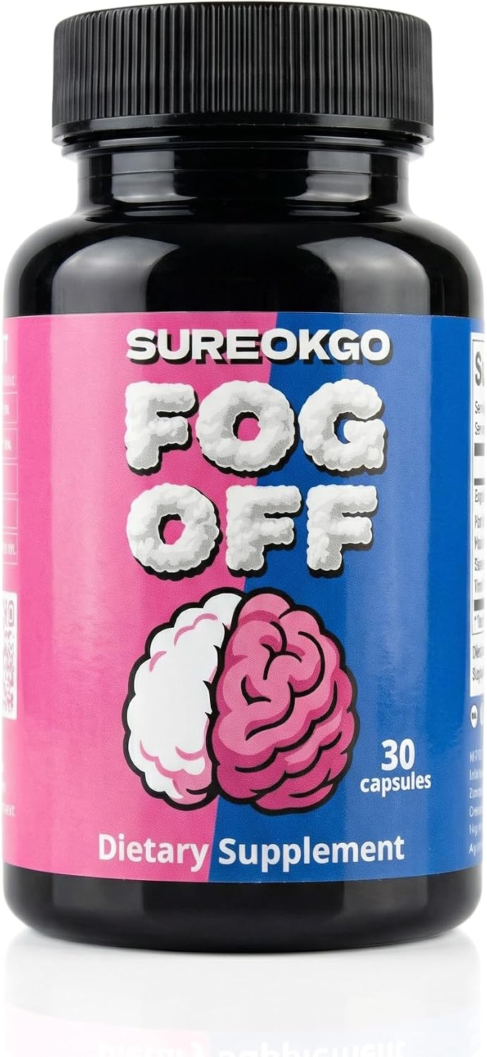 FOG OFF Brain Fog Supplement – Focus Capsules for Memory, Clarity & Energy - görsel 1