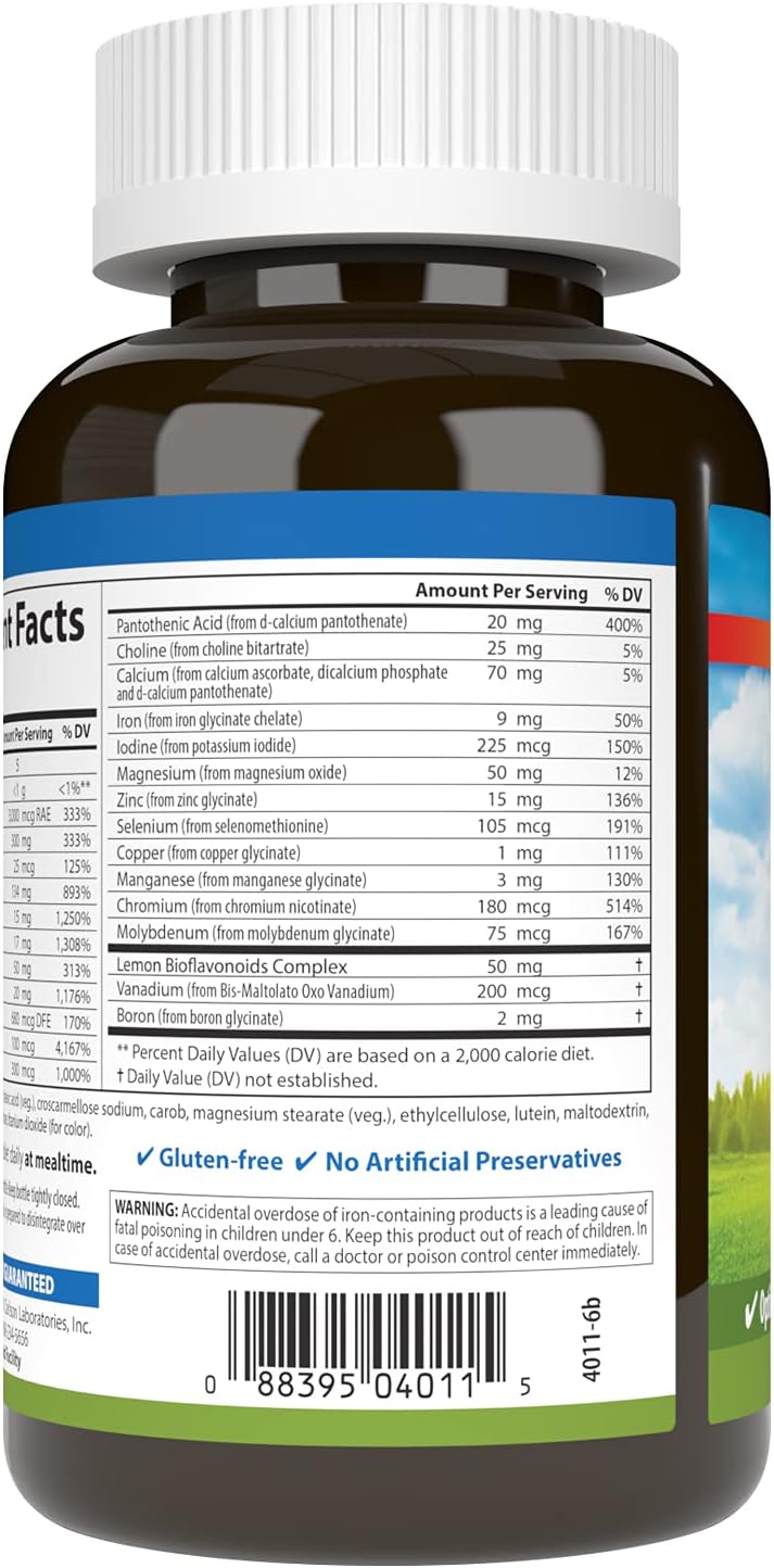 Carlson Super 1 Daily, Vegetarian Multiple Formula, Multivitamin, 120 Tablets - görsel 3