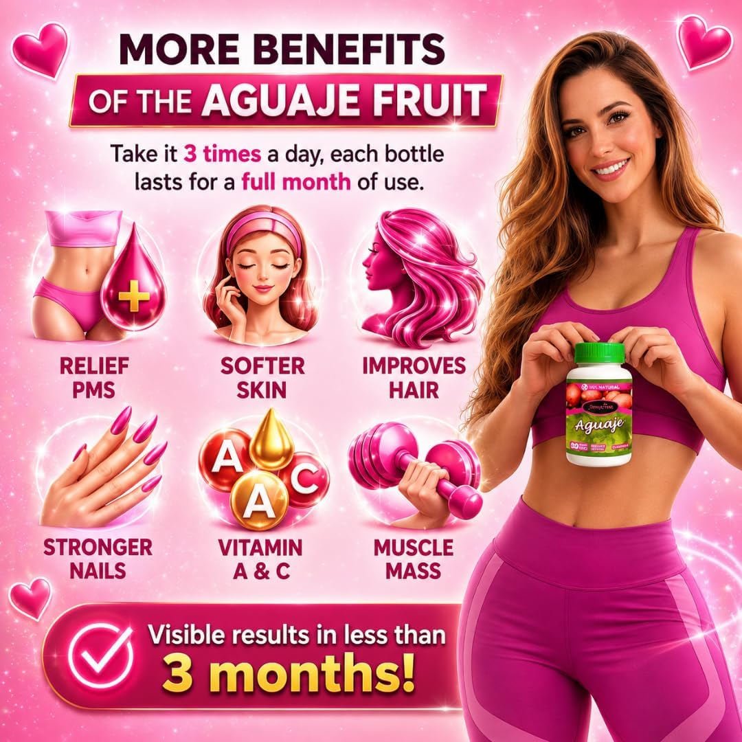 Bigger Hips & Bum – Aguaje Capsules for Women 2 Pack (2 Month Supply) – Natural Oestrogen Support – CurvyFruit Original - görsel 6