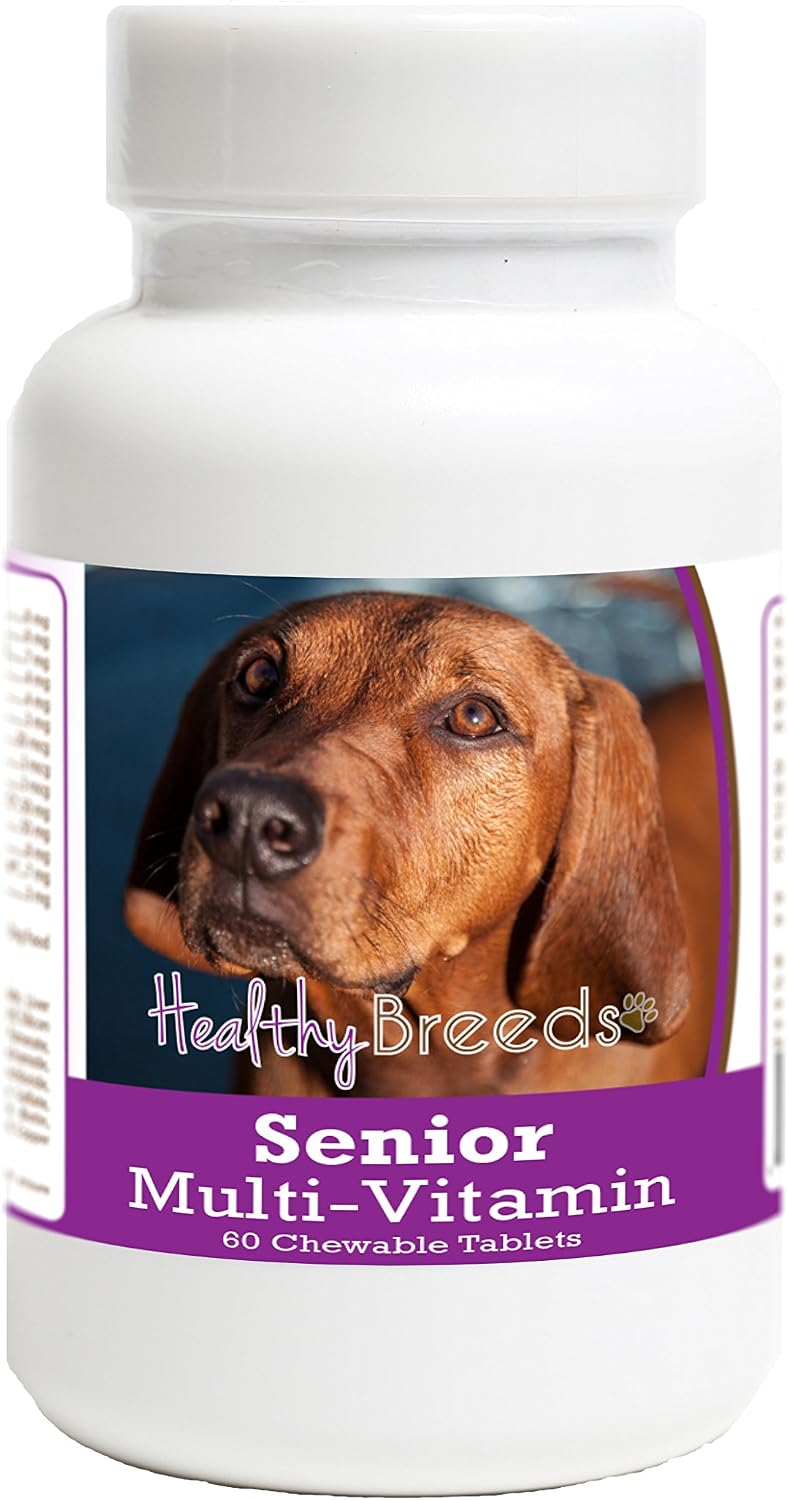 Healthy Breeds Redbone Coonhound Senior Dog Multivitamin Tablets 60 Count - görsel 1