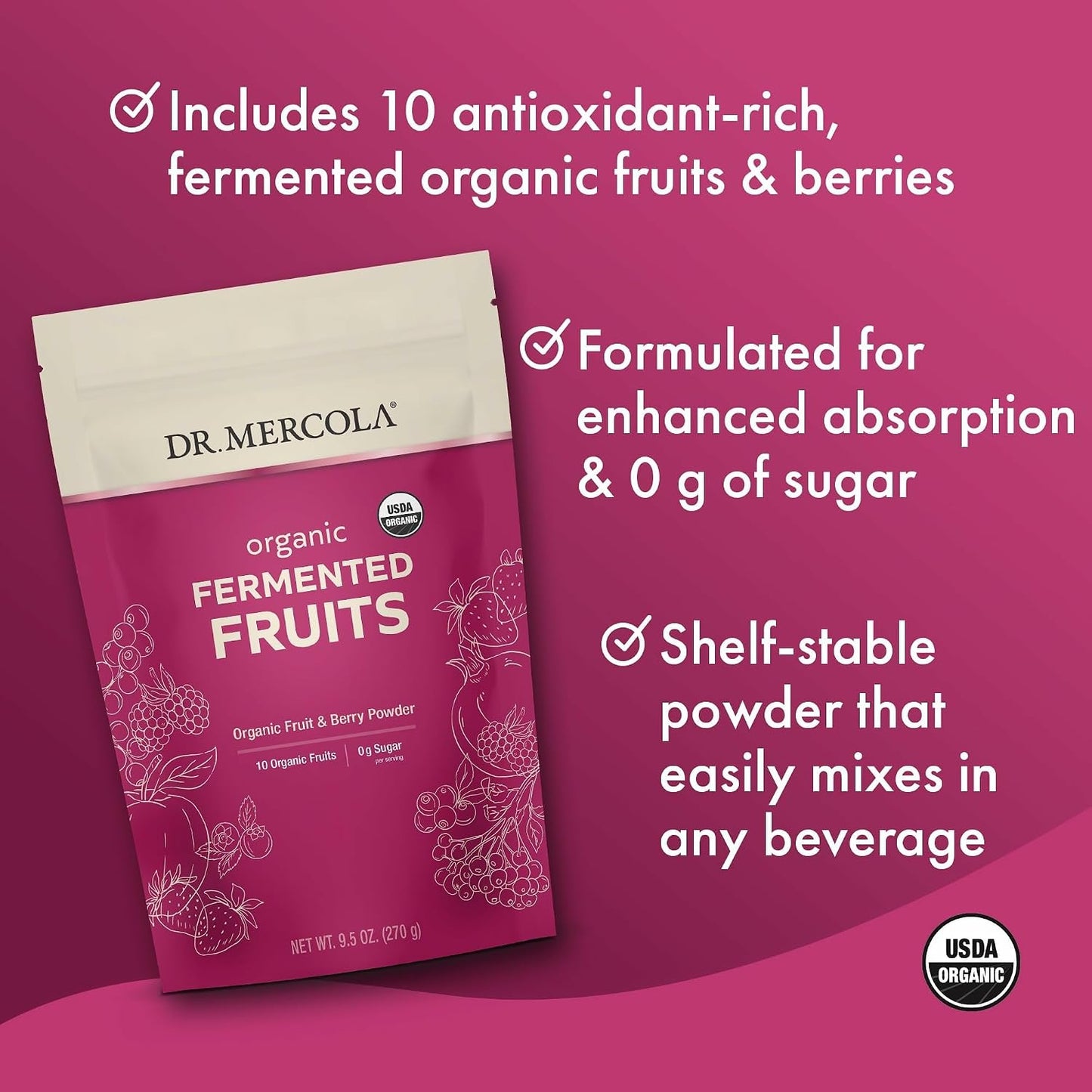 Dr. Mercola Organic Fermented Fruits - görsel 3