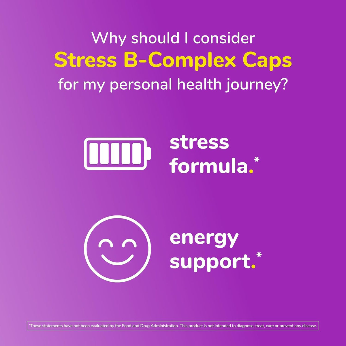 Twinlab Stress B-Complex Capsules – Energy Support Supplement with Vitamin B12 and B6, 100 Capsules (Pack of 2) - görsel 5