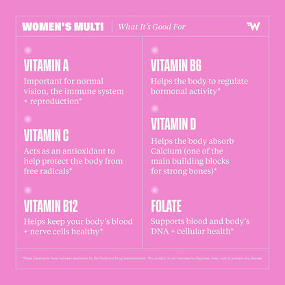 Health by Habit Women's Multivitamin - 23 Essential Vitamins and Minerals, 120 Capsules (2 Pack)