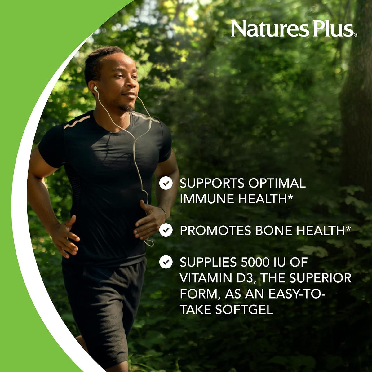 NaturesPlus Vitamin D3 5000 IU – 60 Softgels - görsel 4