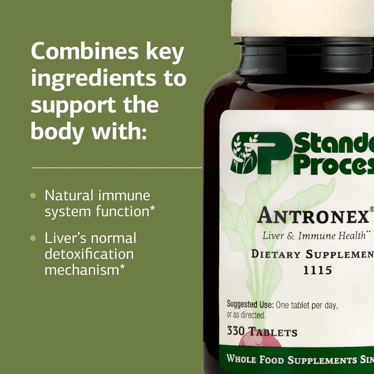 Standard Process Antronex – Liver Support Dietary Supplement – 330 Tablets - görsel 4