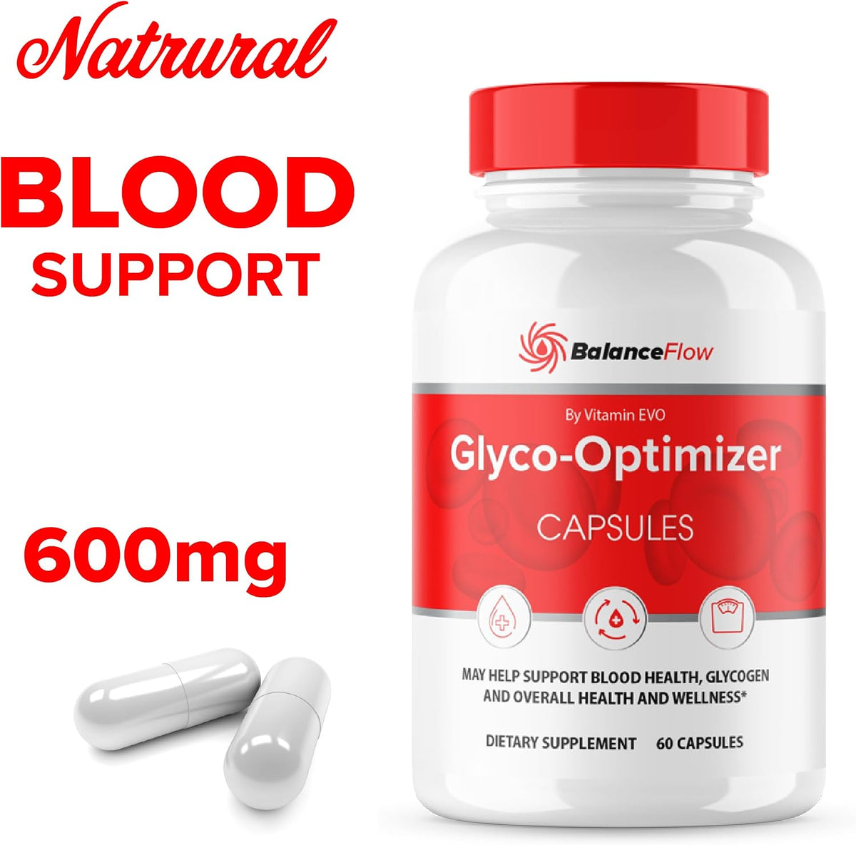 Balance Flow Glyco Optimizer - 2 Pack (120 Capsules) - görsel 4