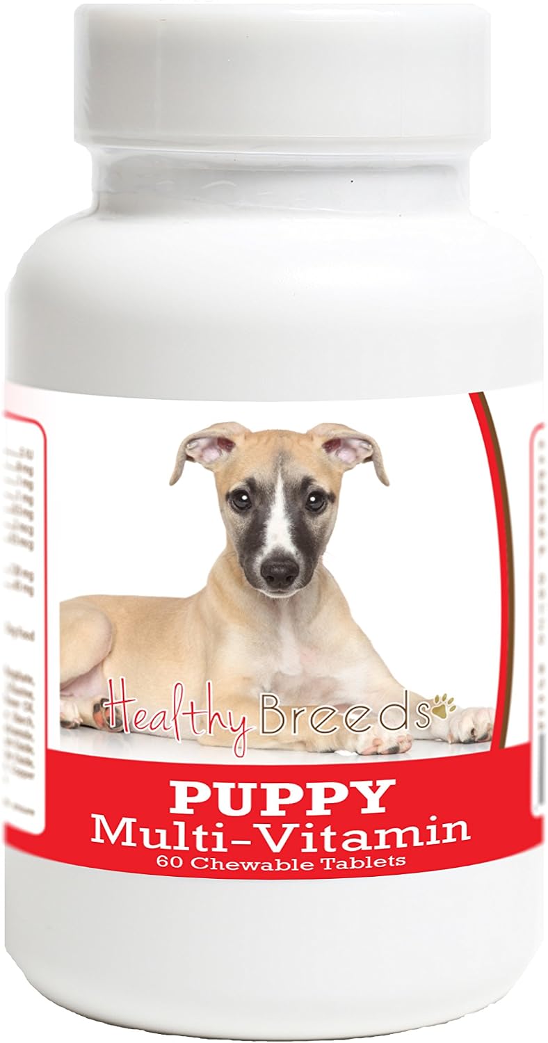 Healthy Breeds Whippet Puppy Dog Multivitamin Tablet 60 Count - görsel 1