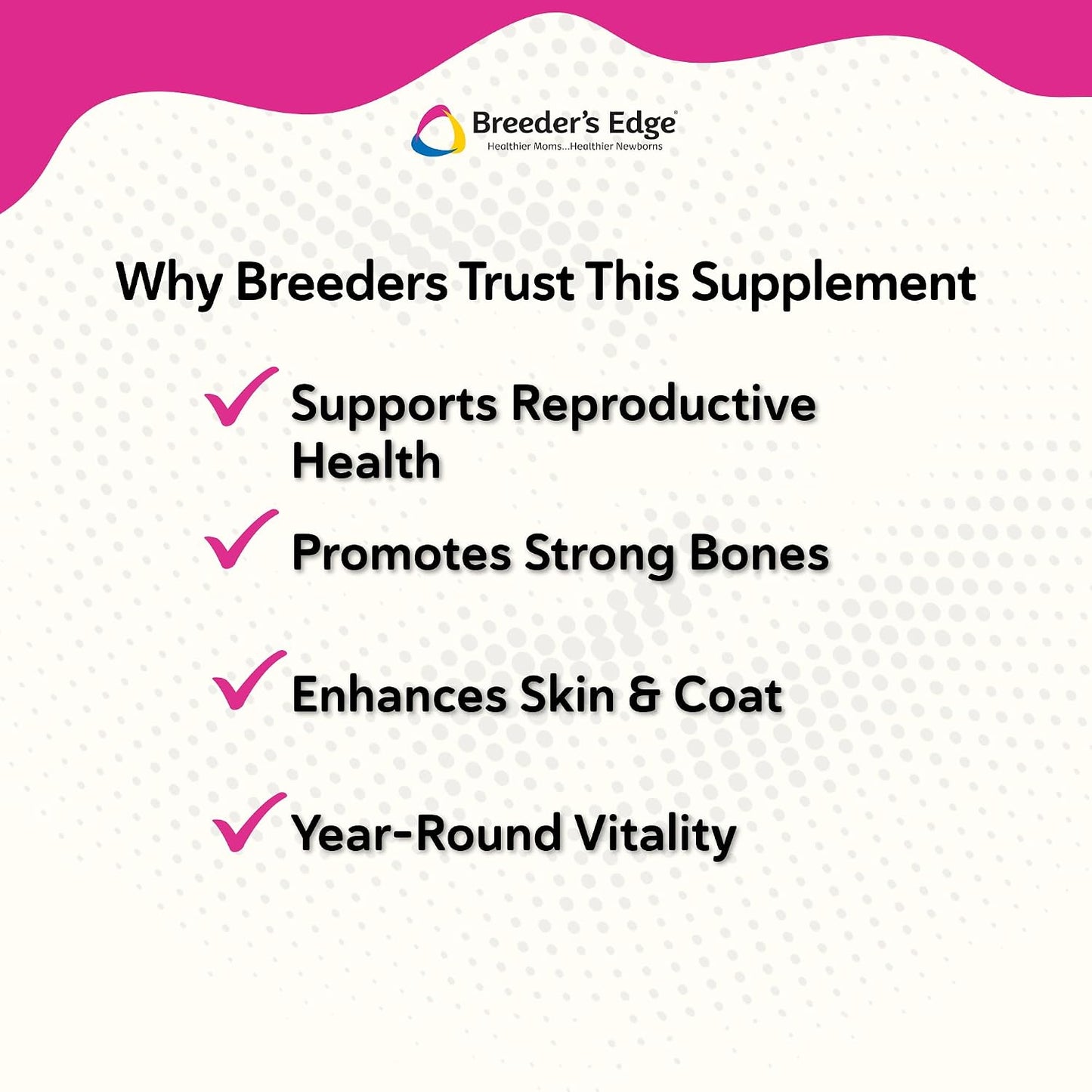 Breeder's Edge in Between for Her, Daily Multivitamin Supplement for Breeding Dogs and Cats, Fills Nutritional Gaps and Supports Mum in Between Breeding, 90 Tablets for Cats & Small Dogs - görsel 5