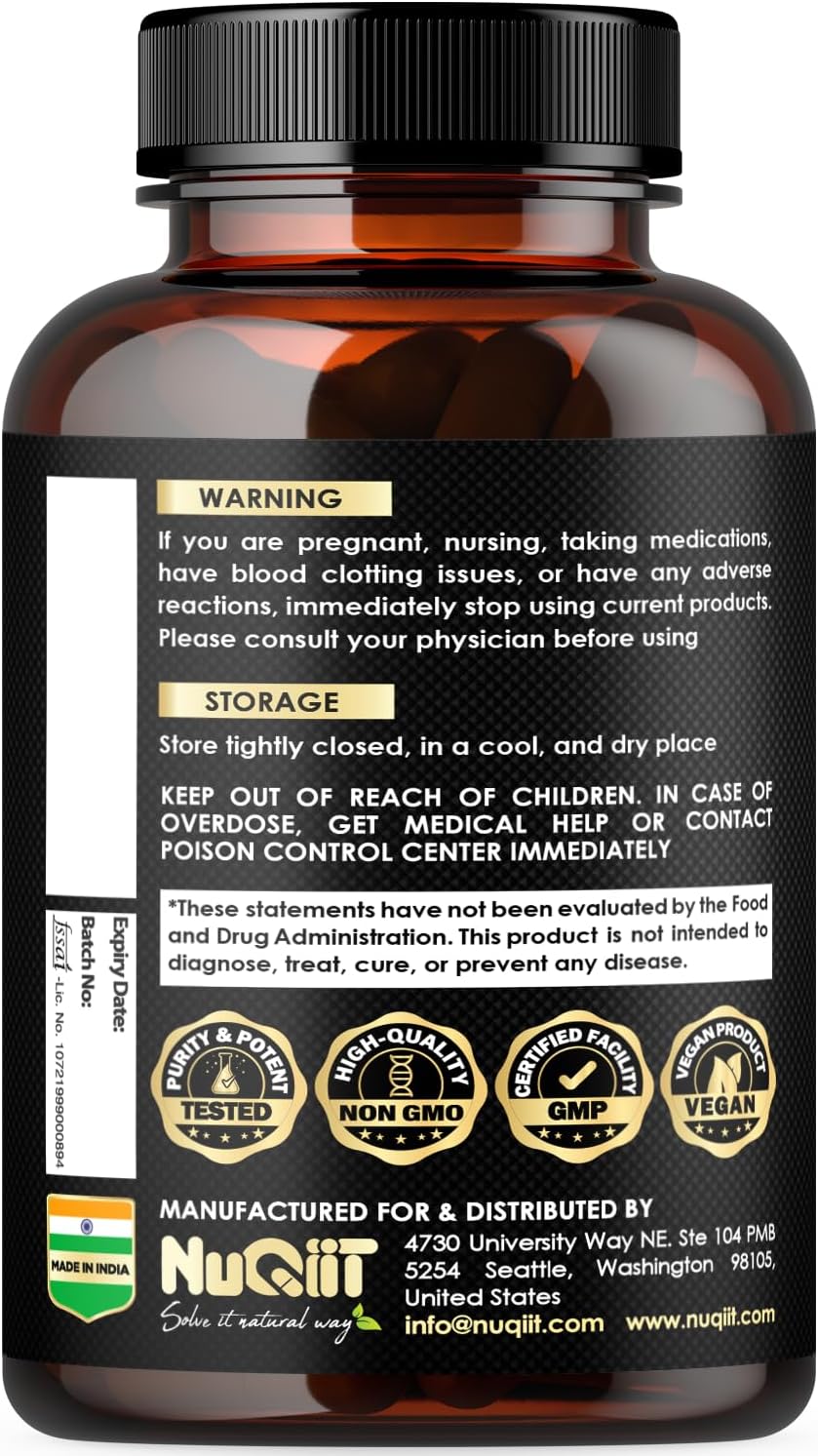 Magnesium with Lion's Mane, Shilajit Capsules, and Men's Health Complex with Ashwagandha, Maca Root & More - 210 Capsules - görsel 8