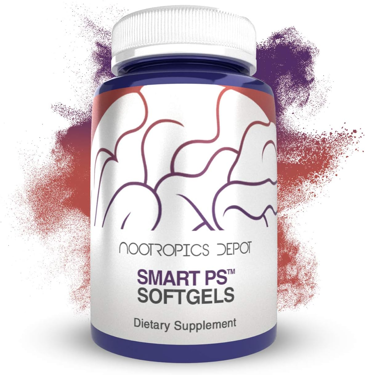 Nootropics Depot Smart PS Phosphatide Complex, 100 mg, 120 Capsules - görsel 1