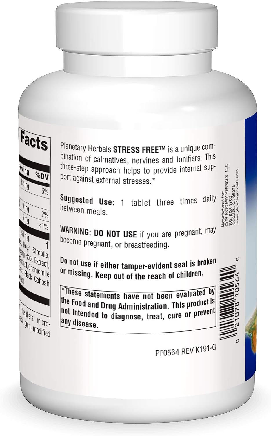 Planetary Herbals Stress Free, 815 mg - 180 Tablets | Botanical Stress Relief - görsel 2
