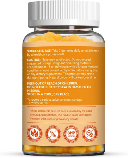 2 Pack Vitamin B2 Gummies – Chewable Riboflavin 400mg with Magnesium – 120 Counts