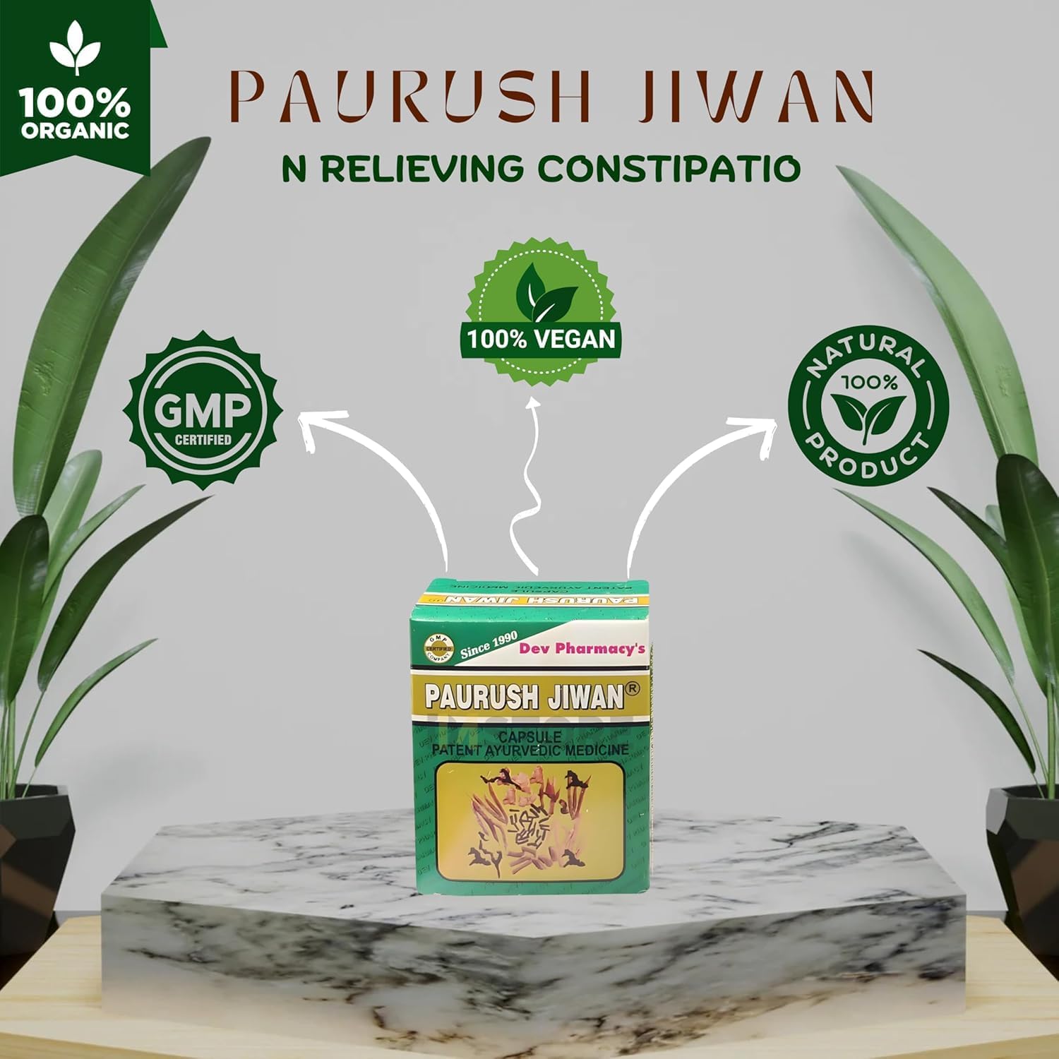 Paurush Jiwan Capsule - Pack of 2 (60 Capsules) - görsel 7