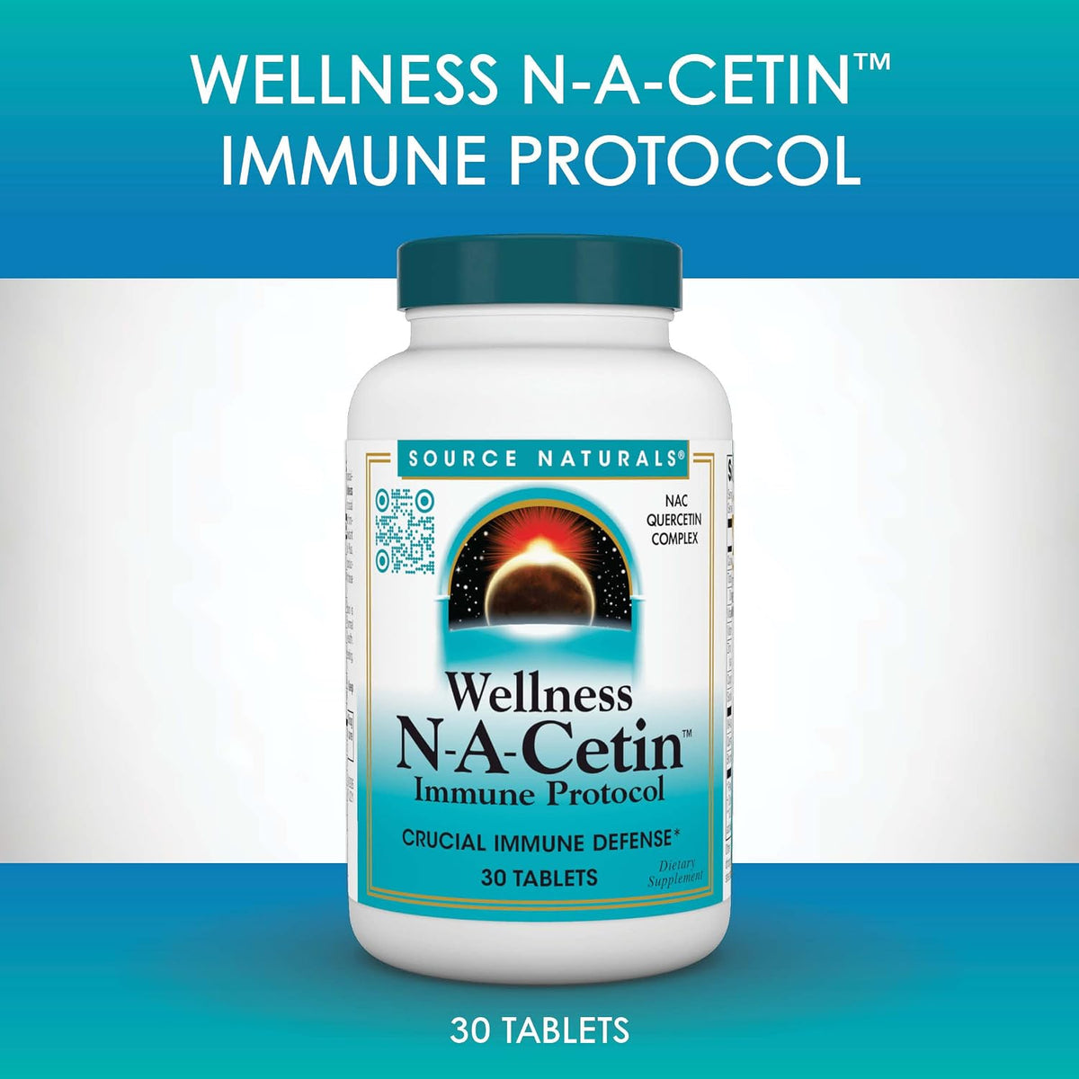 Source Naturals Wellness N-A-Cetin Immune Protocol - Crucial Immune Defence - 30 Tablets - görsel 5