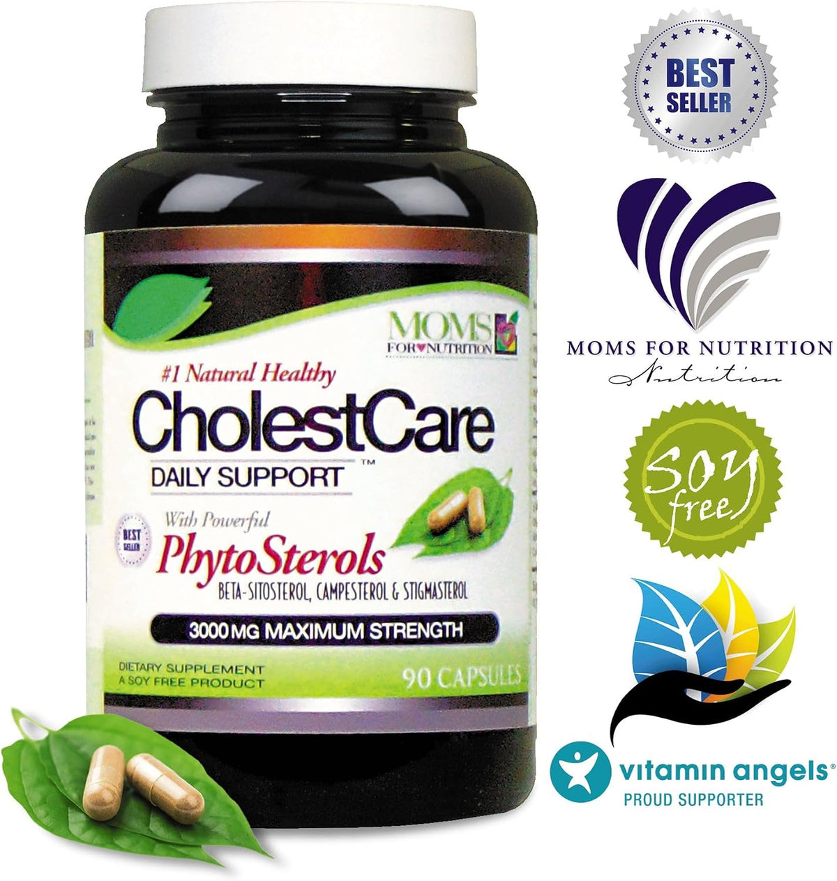 Advanced Phytosterols, Beta-Sitosterol & Plant Sterols - 3 Bottles (90 Capsules Each) - görsel 4