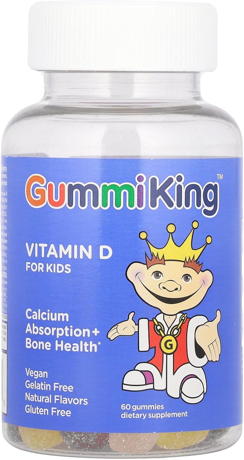 Gummi King Vitamin D for Kids, 60 Gummies (7.5 mcg per Gummy) - görsel 1