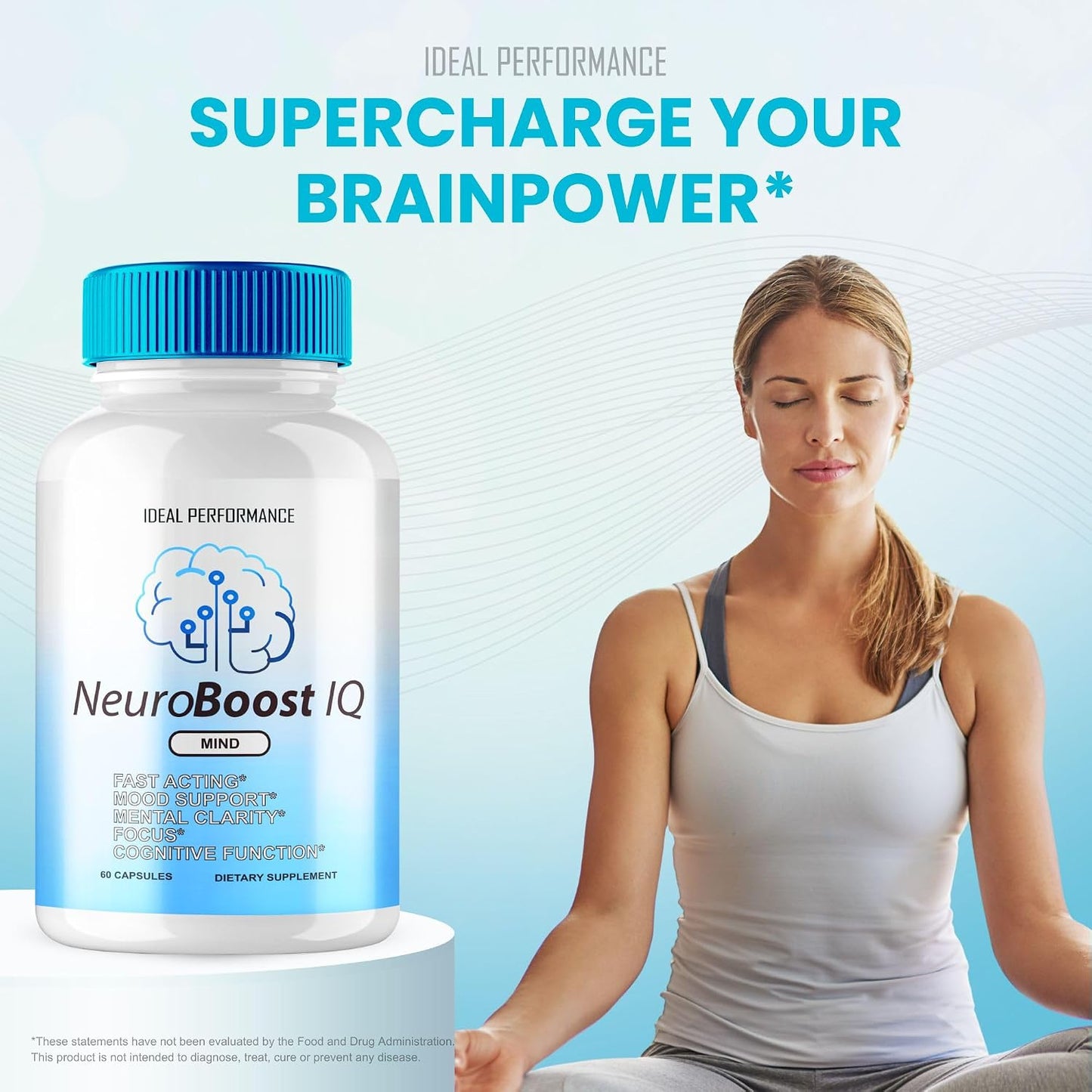 (2 Pack) Neuro Boost IQ Supplement Brain Capsules - 120 Capsules - görsel 4