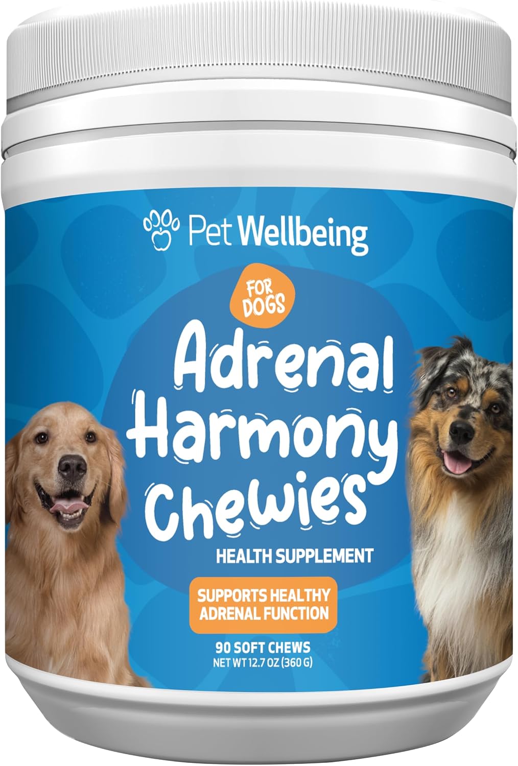 Pet Wellbeing Adrenal Harmony Chewies for – Support balanced cortisol levels — Cortisol is a key hormone involved – Image 1