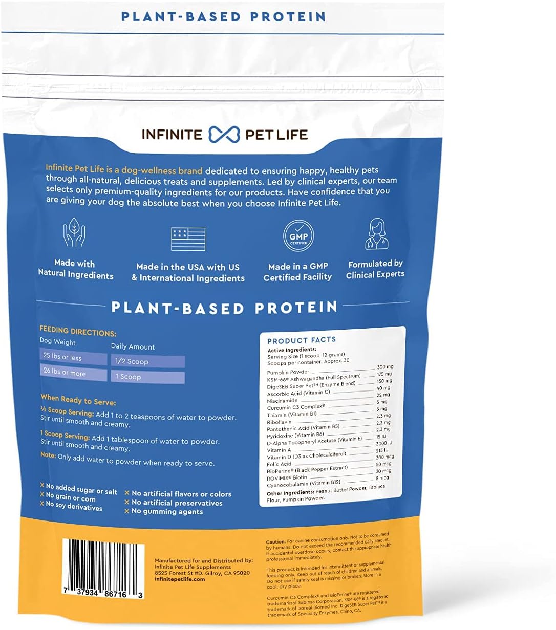 Infinite Pet Life Ultimate Multi-Function Peanut Butter Flavour Dog Vitamin Powder (360 g) - görsel 2