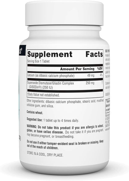 Source Naturals SOD Power - GliSodin Superoxide Dismutase 250mg - 60 Tablets