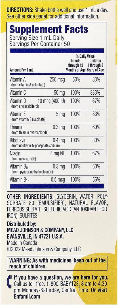 Enfamil Poly-Vi-Sol Drops - 50 ml