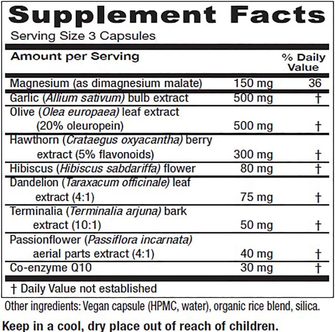 Vitanica VasoBlend – Cardiovascular Support, 180 Vegan Capsules - görsel 2