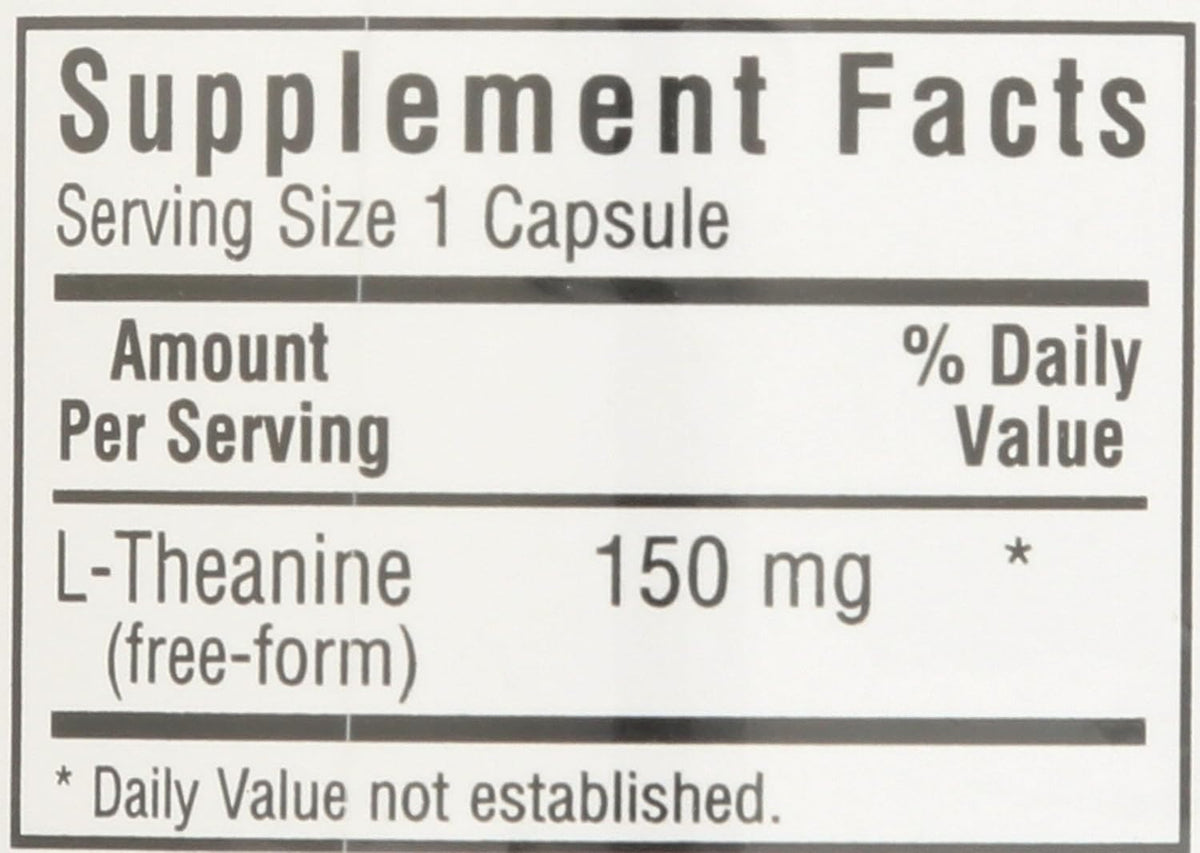 Bluebonnet Nutrition L-Theanine 200 mg, 30 CT - görsel 3