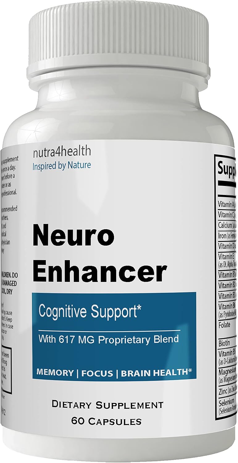 Neuro Enhancer Brain Booster Supplement – Focus & Memory Support – 60 Capsules - görsel 1