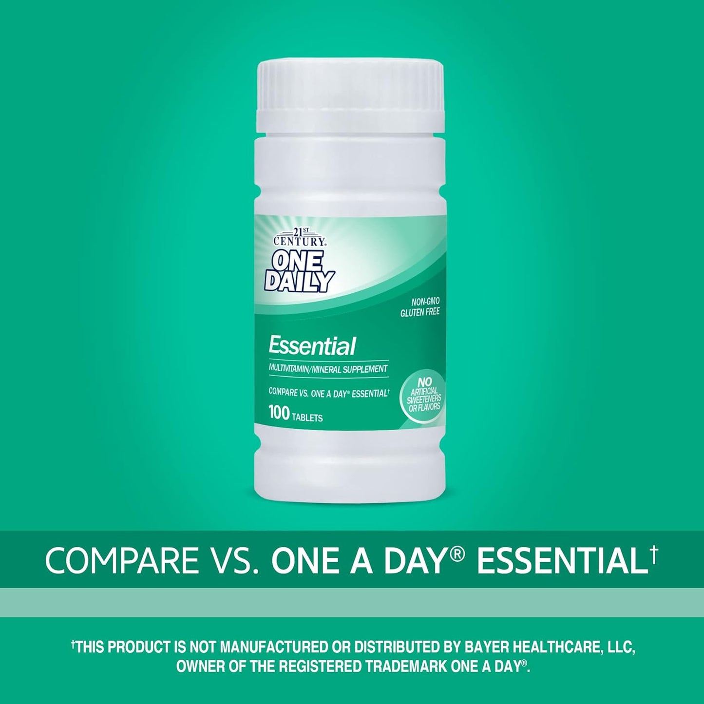 21st Century One Daily Essential Tablets, 100 Tablets - görsel 4