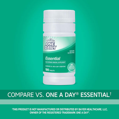 21st Century One Daily Essential Tablets, 100 Tablets