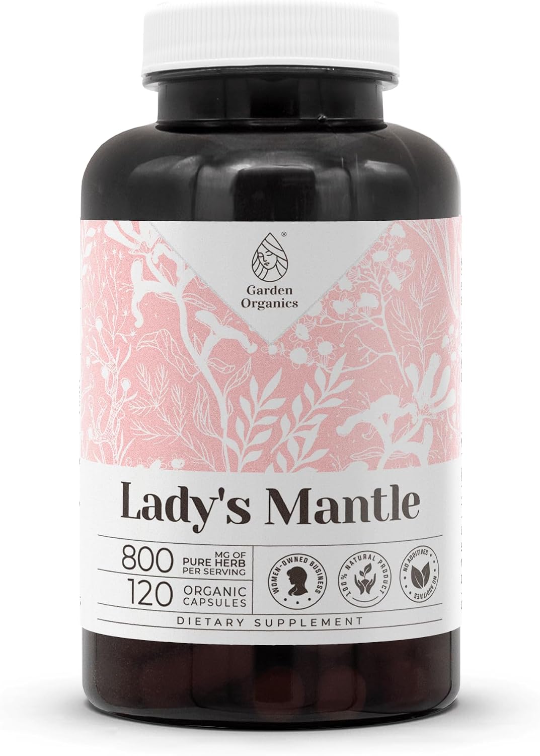 Lady's Mantle 60 Capsules - High-Potency Herbal Food Supplement with Dried Herb (Alchemilla vulgaris) - görsel 6