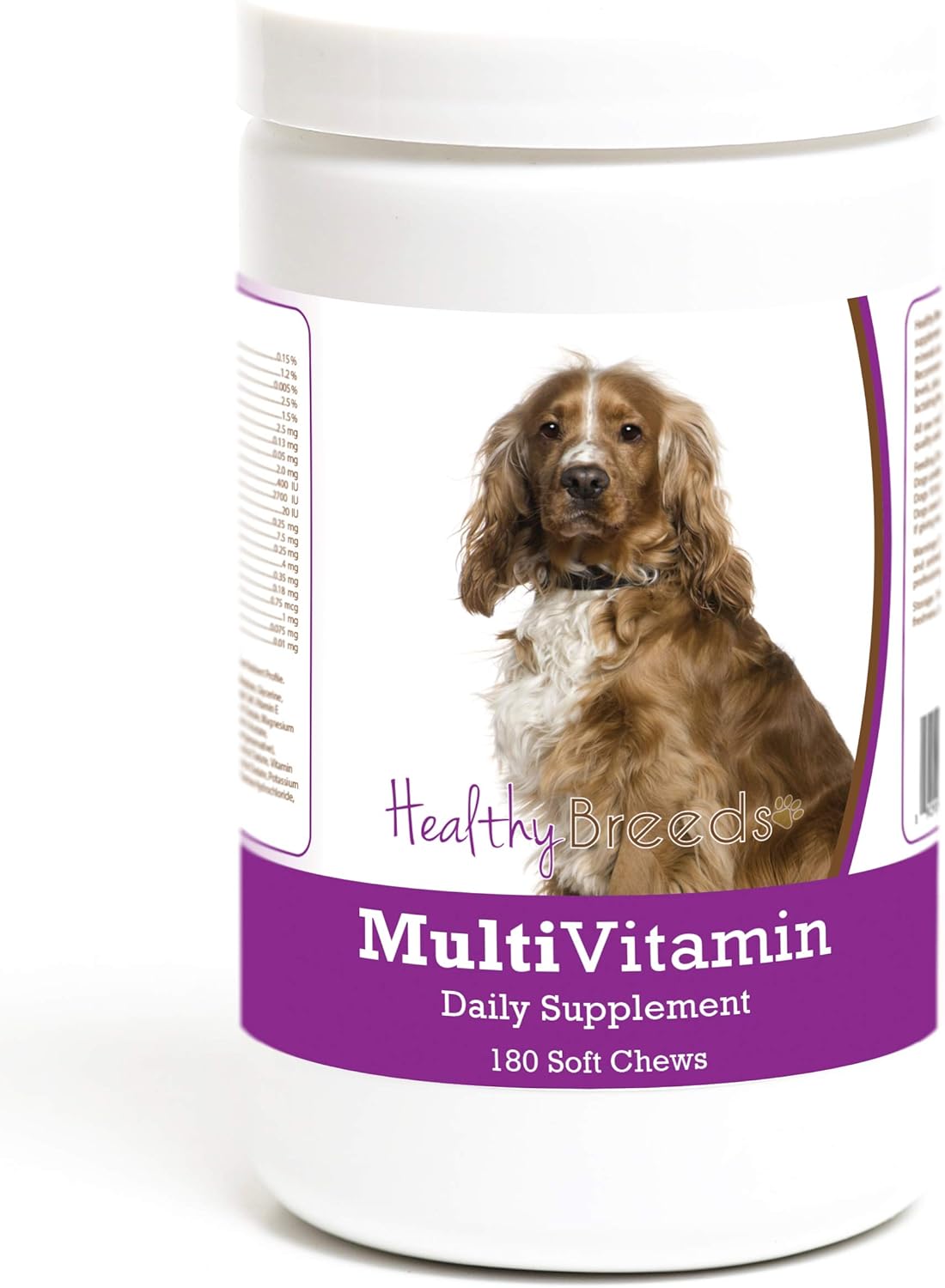Healthy Breeds English Cocker Spaniel Multivitamin Soft Chew for Dogs 180 Count - görsel 1