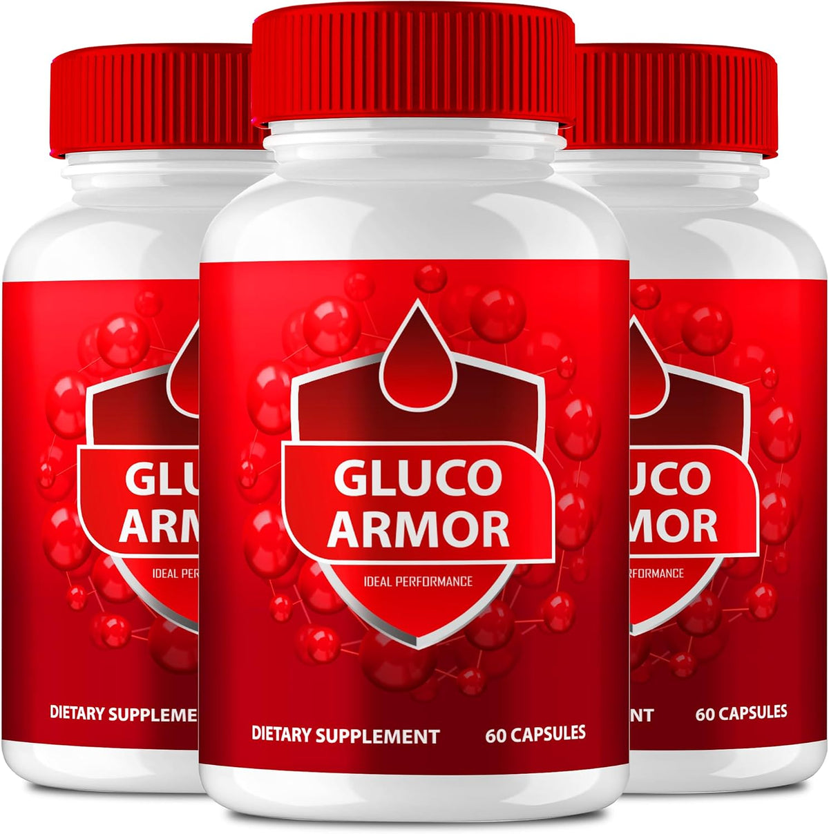 Gluco Armour Advanced Blood Formula Capsules (3 Pack) - görsel 1