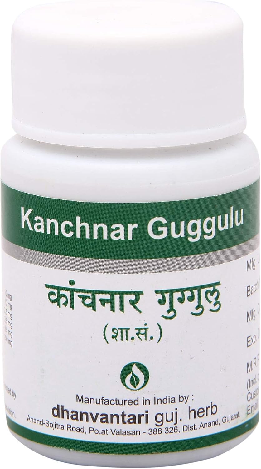 Kanchnar Guggulu - 60 Tablets (Pack of 4) - görsel 1