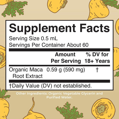 MaryRuth's USDA Organic Maca Root Liquid Drops, 30 ml