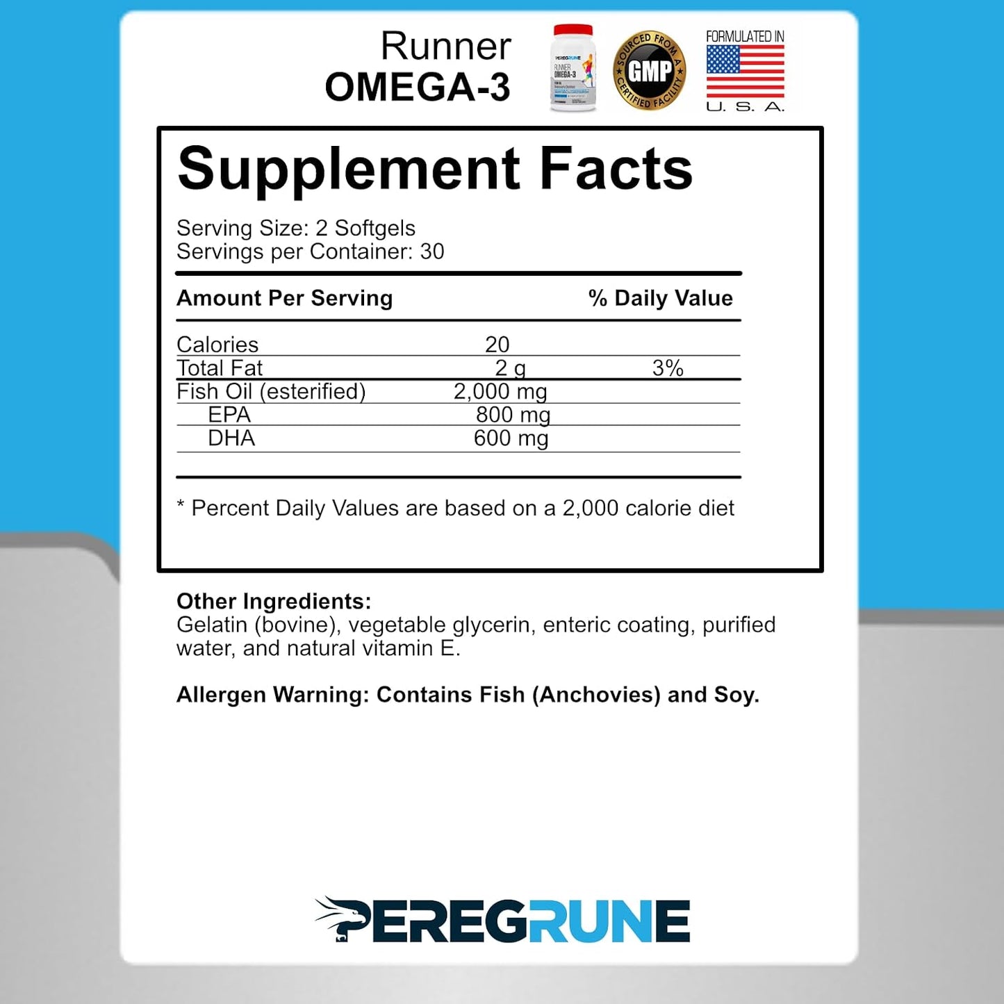 PEREGRUNE Runner Multivitamin & Omega-3 Bundle - görsel 2