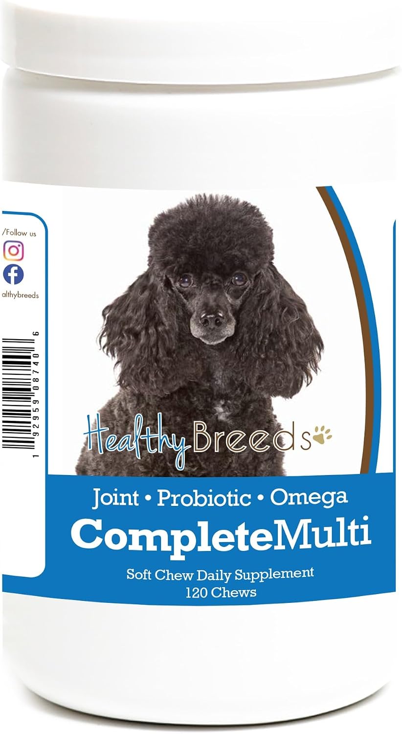 Healthy Breeds Poodle All in One Multivitamin Soft Chew 120 Count - görsel 1