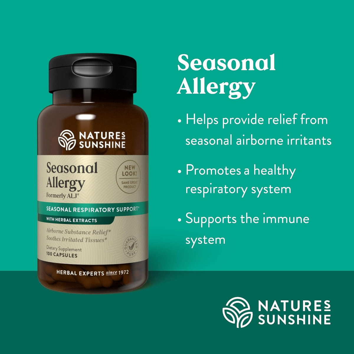Nature's Sunshine Seasonal Allergy, 100 Capsules - görsel 4
