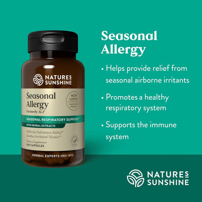 Nature's Sunshine Seasonal Allergy, 100 Capsules
