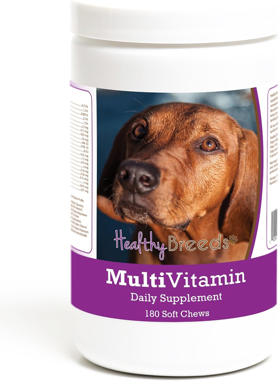 Healthy Breeds Redbone Coonhound Multivitamin Soft Chew for Dogs, 180 Count - görsel 1