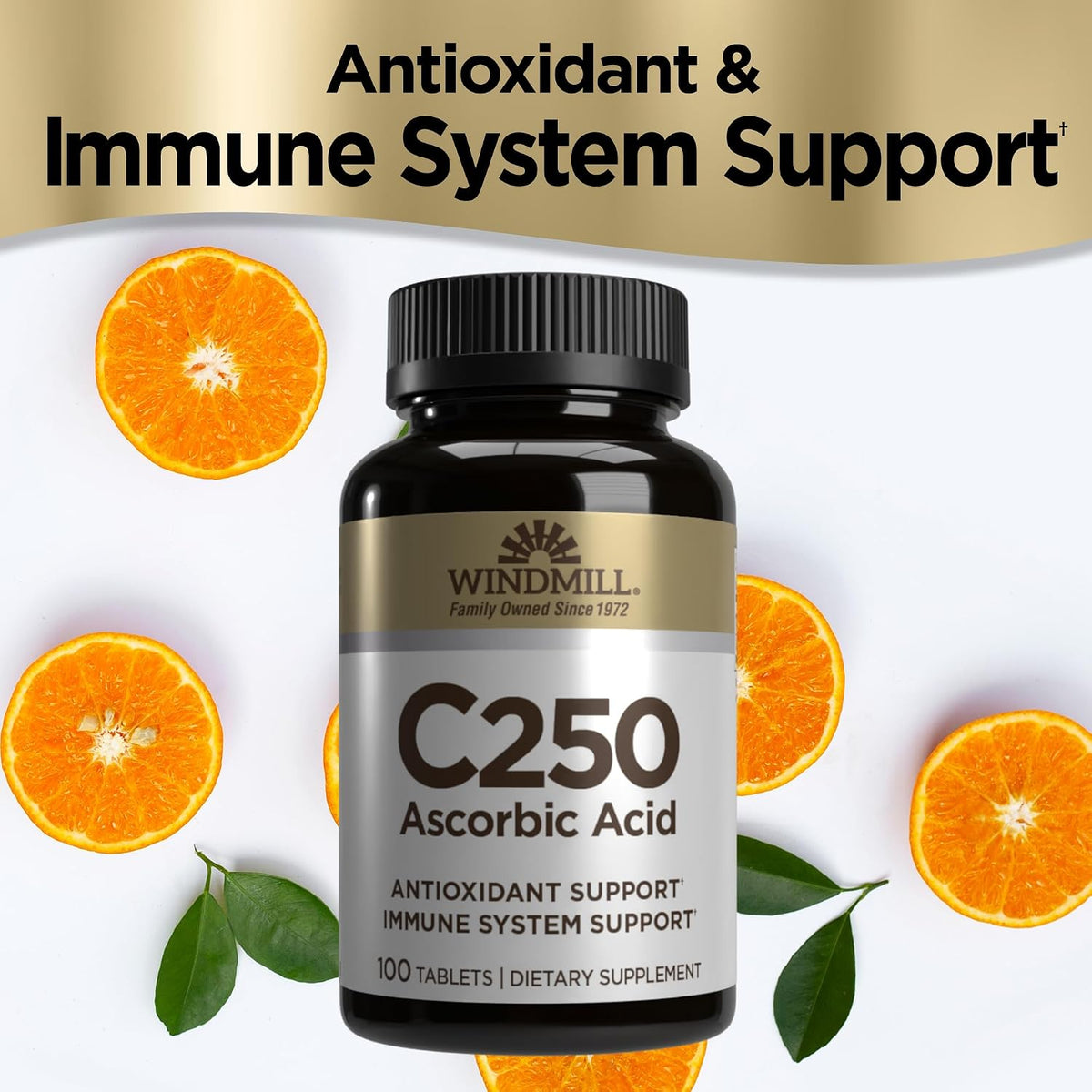 Vitamin C 250 mg Tablets – 100 Tablets by Windmill - görsel 3