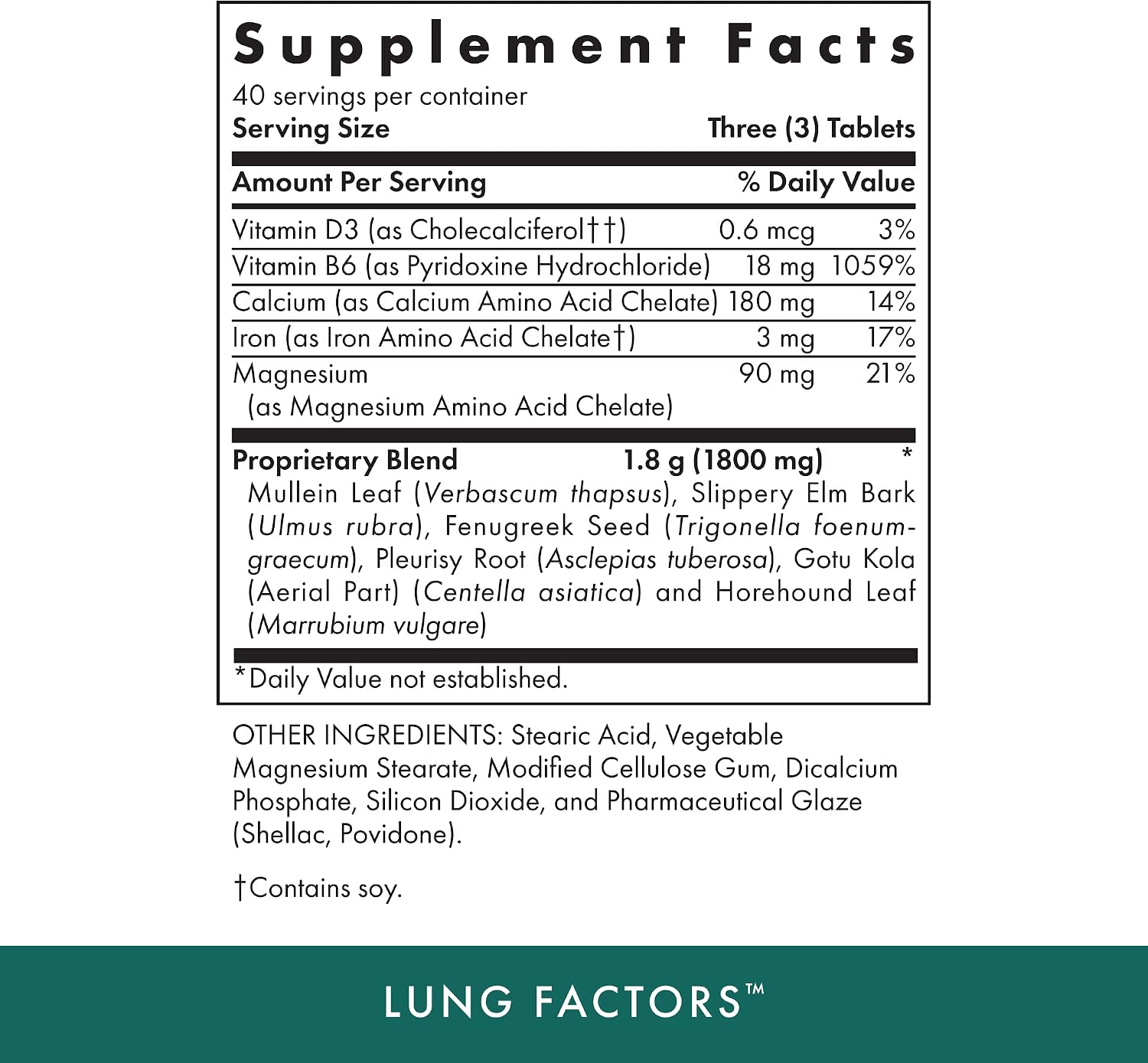 Michael's Health Naturopathic Programmes Lung Factors – 120 Vegetarian Tablets - görsel 2