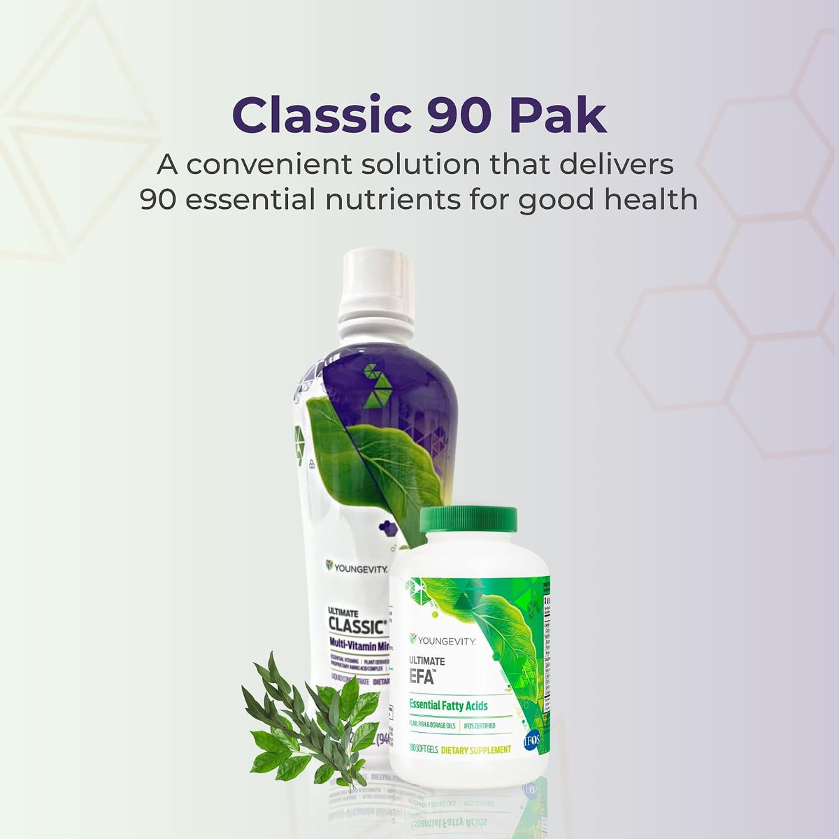 Youngevity Classic 90 Pak Advanced Multivitamin - 90+ Nutrients, Plant Derived, Highly Absorbable (30 Day Supply) - görsel 2