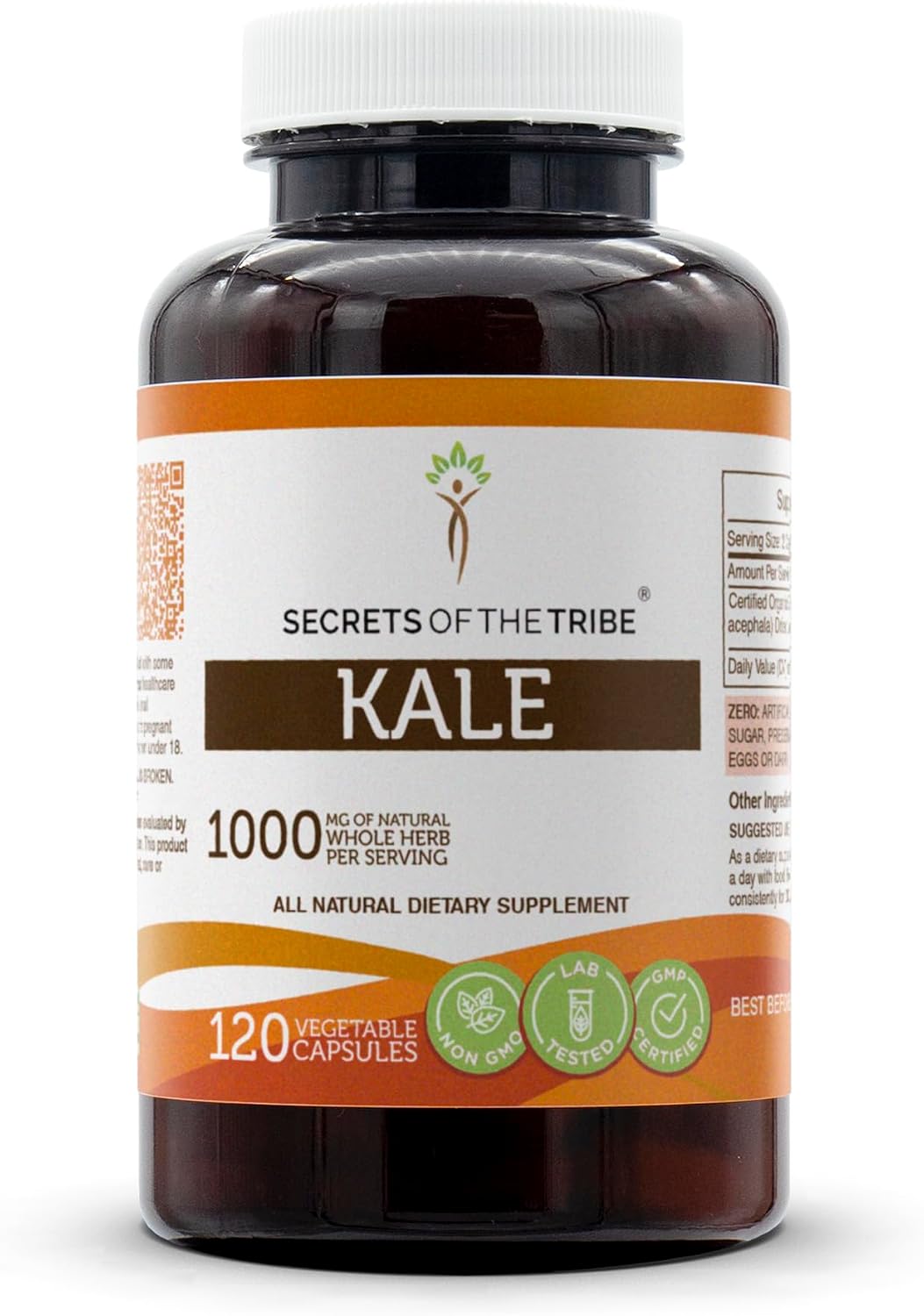 Secrets of the Tribe Wildcrafted Kale 120 Capsules (1000mg) - görsel 1